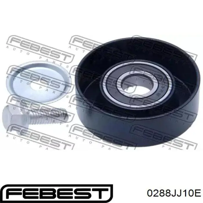 Polea inversión / guía, correa poli V 119230802R Nissan/Infiniti