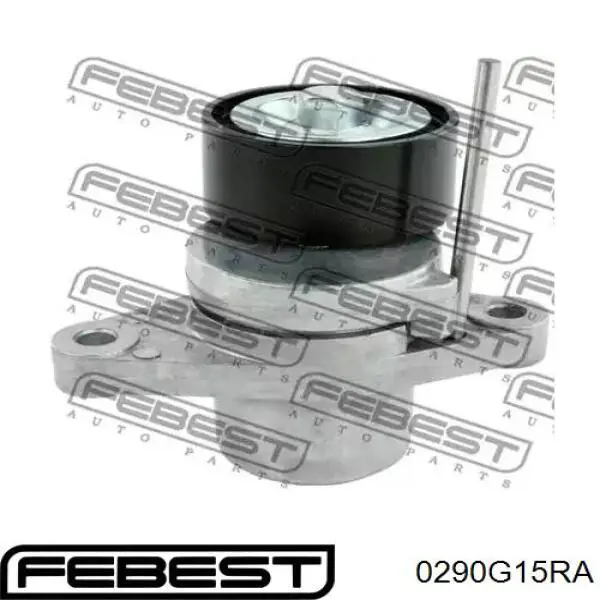 0290-G15RA Febest tensor de correa, correa poli v