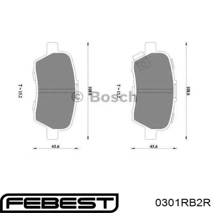 CKHO70 CTR pastillas de freno traseras