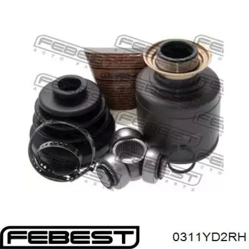 Junta homocinética interna delantera derecha Febest 0311YD2RH