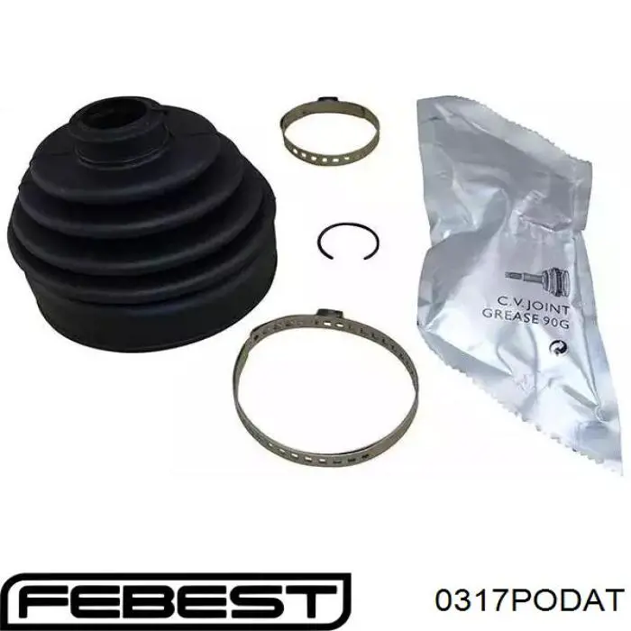 Fuelle de palier delantero exterior 0317PODAT Febest