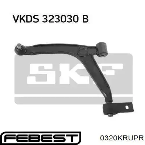 0320KRUPR Febest silentblock de brazo de suspensión trasero superior