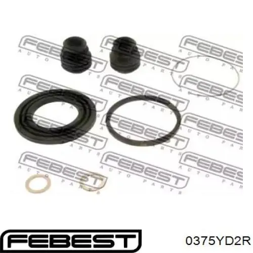 Comprar 0375YD2R Febest Juego de reparación, pinza de freno trasero