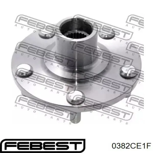 Rodamiento de rueda delantero Febest 0382CE1F