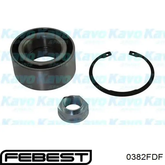 Buje de rueda delantero 90080 Metalcaucho