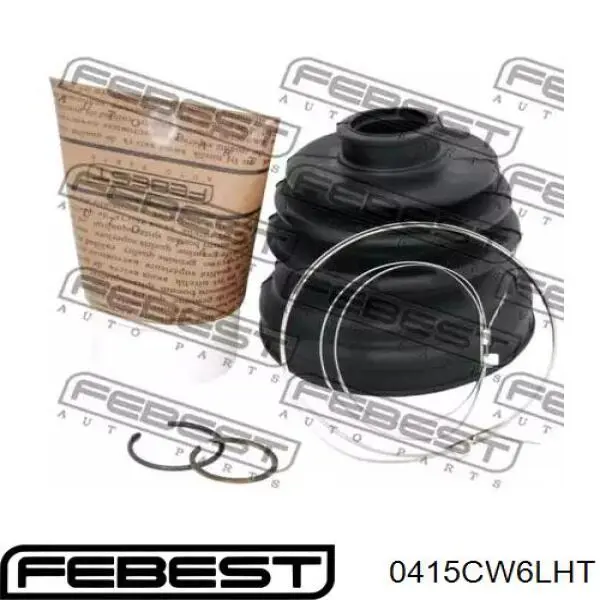 Comprar 0415CW6LHT Febest Fuelle, junta homocinética interna izquierda del semieje delantero