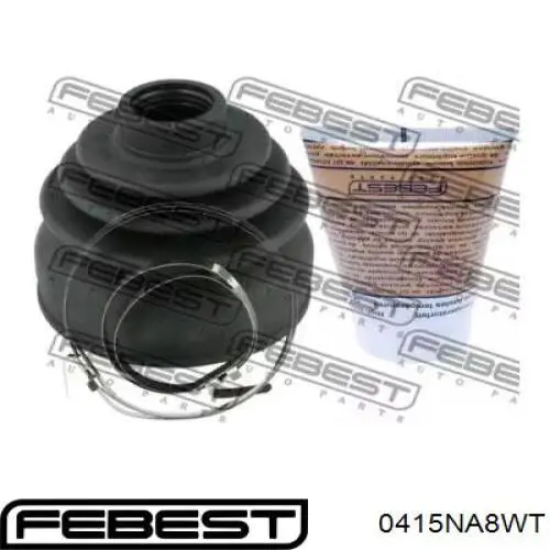 Fuelle de semieje delantero interior 0415NA8WT Febest