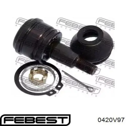 Rótula inferior de suspensión trasera Febest 0420V97