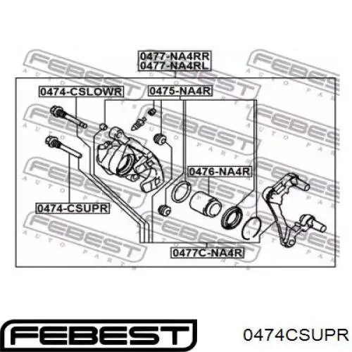 Pasador guía superior de la pinza de freno trasera Quick Brake QB1131423X precio, desde 4,73 EUR