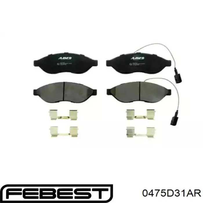 Kit de reparación, cilindro de freno trasero  Febest 0475D31AR