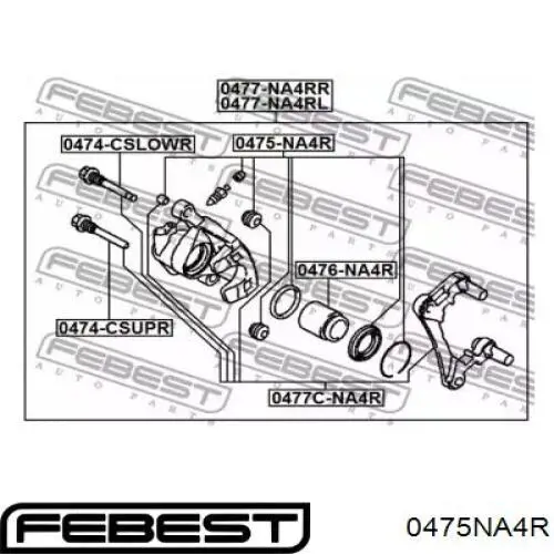 1635677580 Peugeot/Citroen juego de reparación, pinza de freno trasero