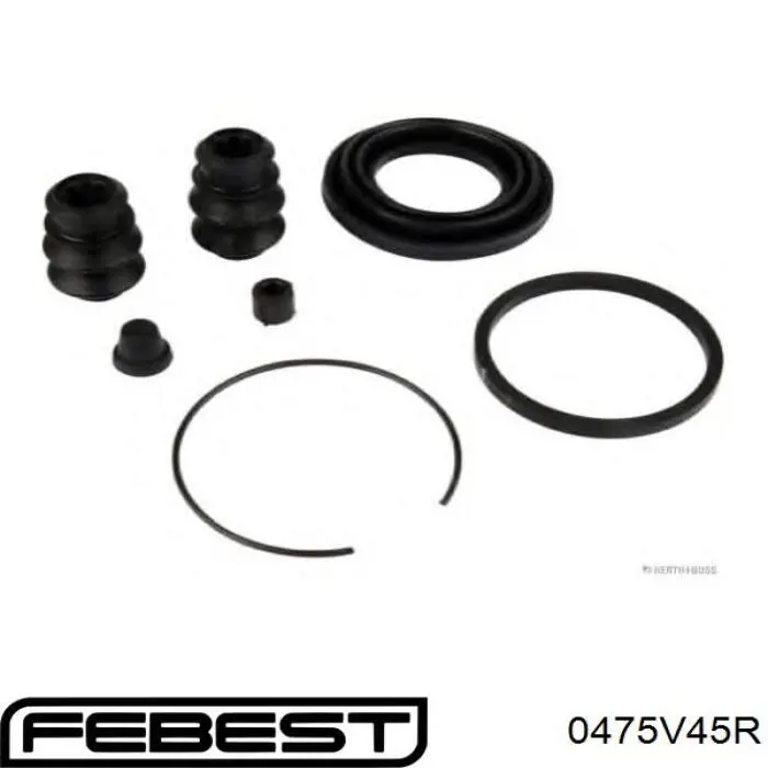 Kit de reparación de pinzas trasero Japan Parts KD520