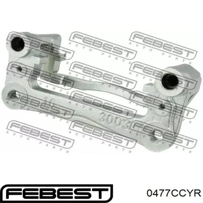 Soporte de la pinza de freno trasera 0477CCYR Febest