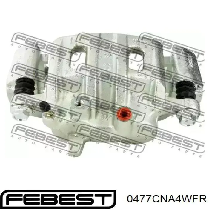Soporte de pastillas de freno delantera Febest 0477CNA4WFR