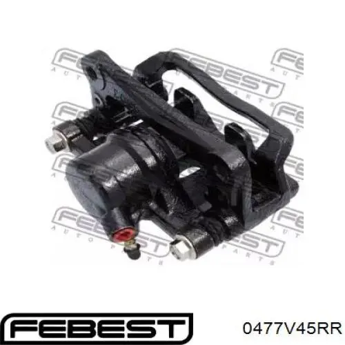 0477-V45RR Febest pinza de freno trasero derecho