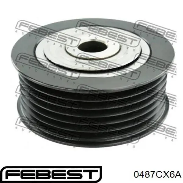 Polea tensora correa poli V 0487CX6A Febest
