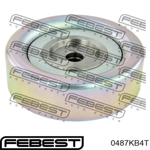 Comprar 0487KB4T Febest Polea tensora, correa poli V