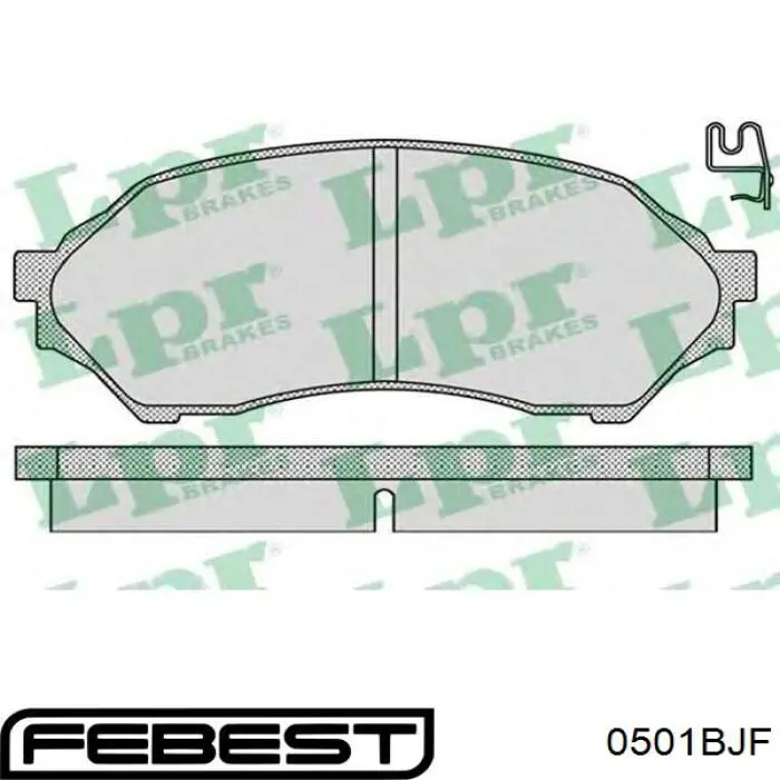 Pastillas delanteras Mazda Protege (4 DOOR)