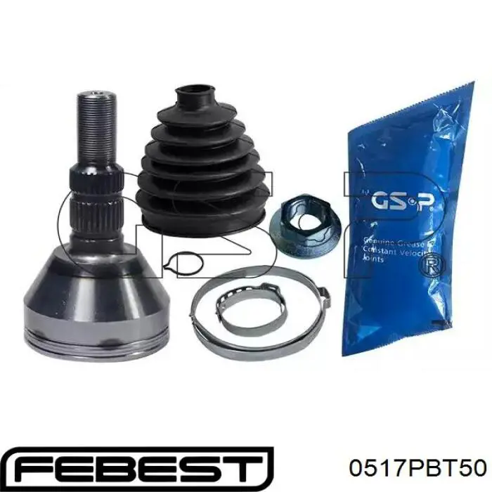 Comprar 0517PBT50 Febest Fuelle de palier delantero exterior
