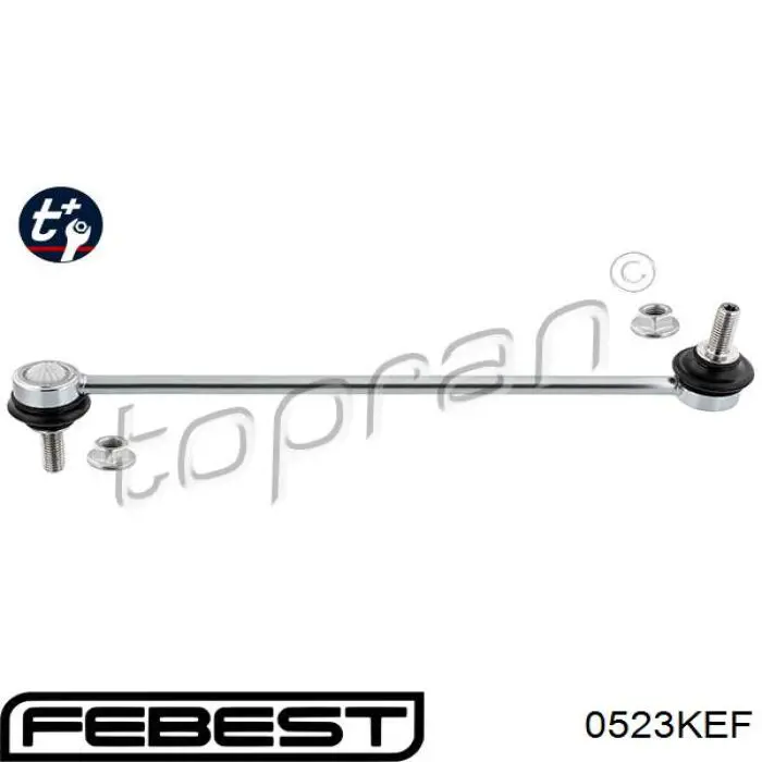 0523-KEF Febest soporte de barra estabilizadora delantera