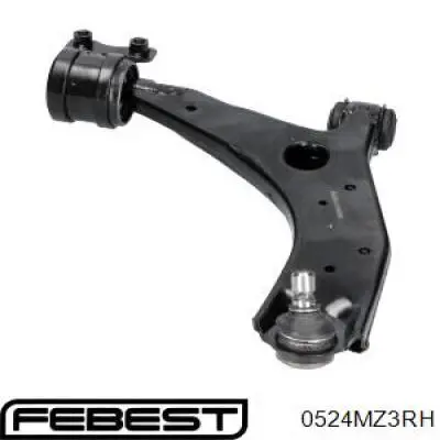 Brazo inferior derecho de la suspensión delantera 0524MZ3RH Febest