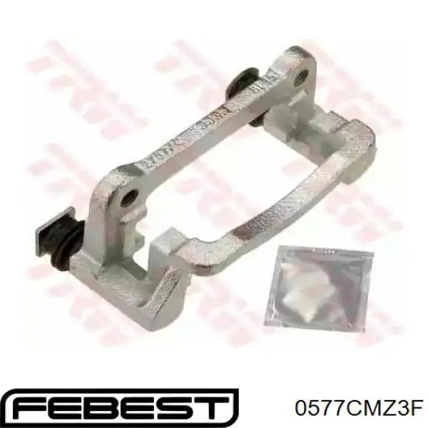 Soporte de pastillas de freno delantera Febest 0577CMZ3F
