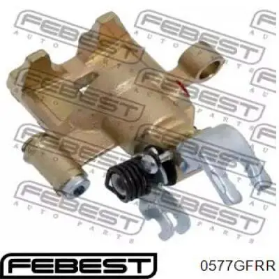 0577GFRR Febest pinza de freno trasero derecho