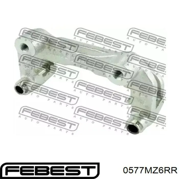 Pinza de freno trasera derecha Febest 0577MZ6RR