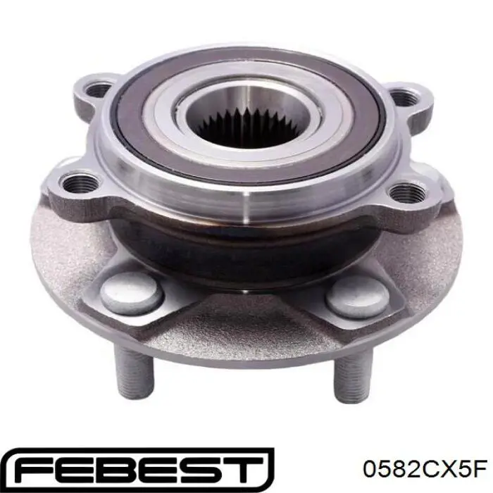 0582CX5F Febest cubo de rueda delantero