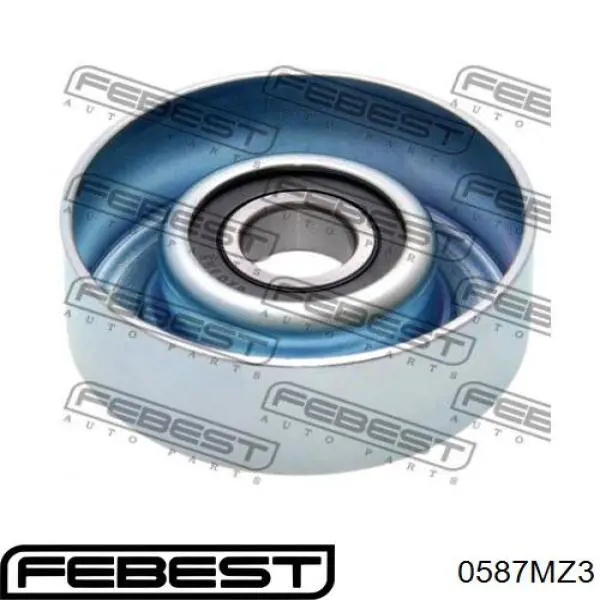 Comprar 0587MZ3 Febest Polea tensora, correa poli V