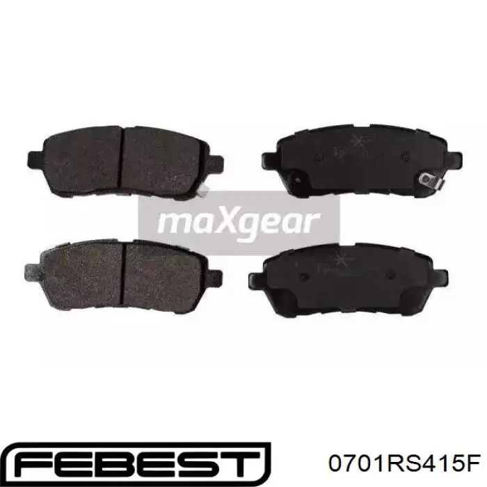 Pastillas de freno delanteras Suzuki Swift 4 MZ, EZ