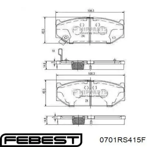 Pastillas de freno delanteras Suzuki Swift 4 MZ, EZ