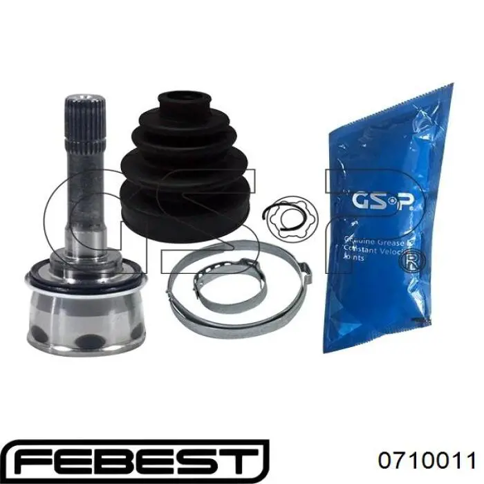 Junta homocinética exterior delantera Febest 0710011 precio, desde 55,58 EUR
