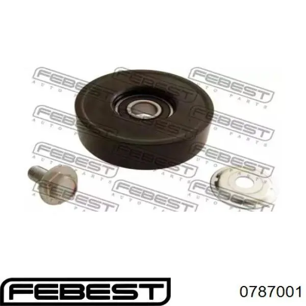 Rodillo tensor Febest 0787001