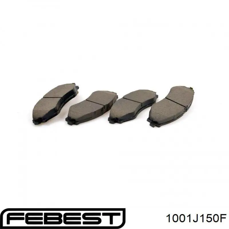 Comprar 1001J150F Febest Pastillas delanteras de freno