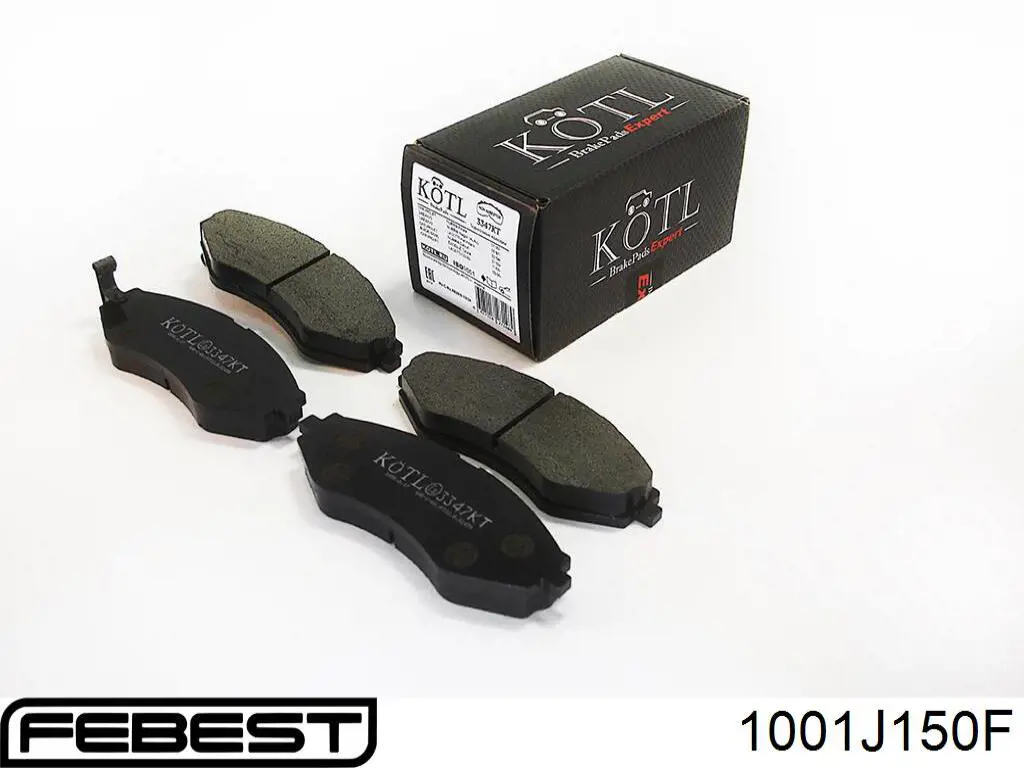 Pastillas de freno 1001J150F Febest