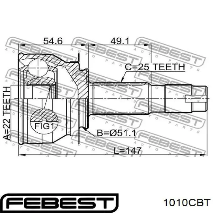 Q1311515 Q-fix Junta homocinética