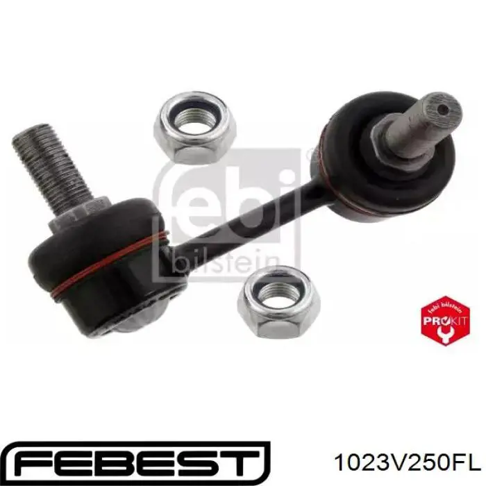 Bieleta de suspensión delantera izquierda Febest 1023V250FL
