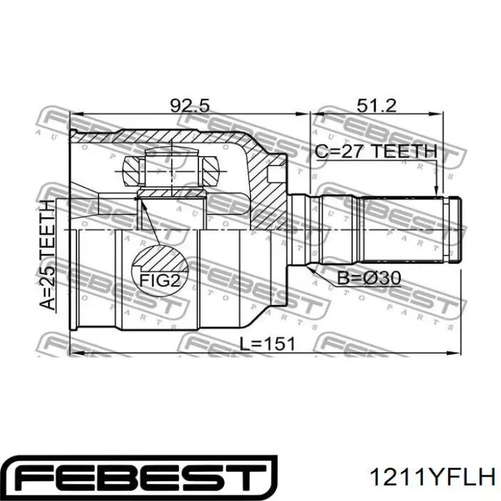 Comprar Q1311622 Q-fix Junta homocinética interna delantera