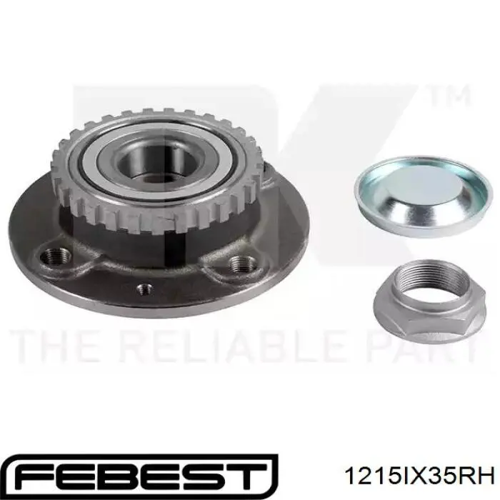 Fuelle, semieje delantero interior Febest 1215IX35RH