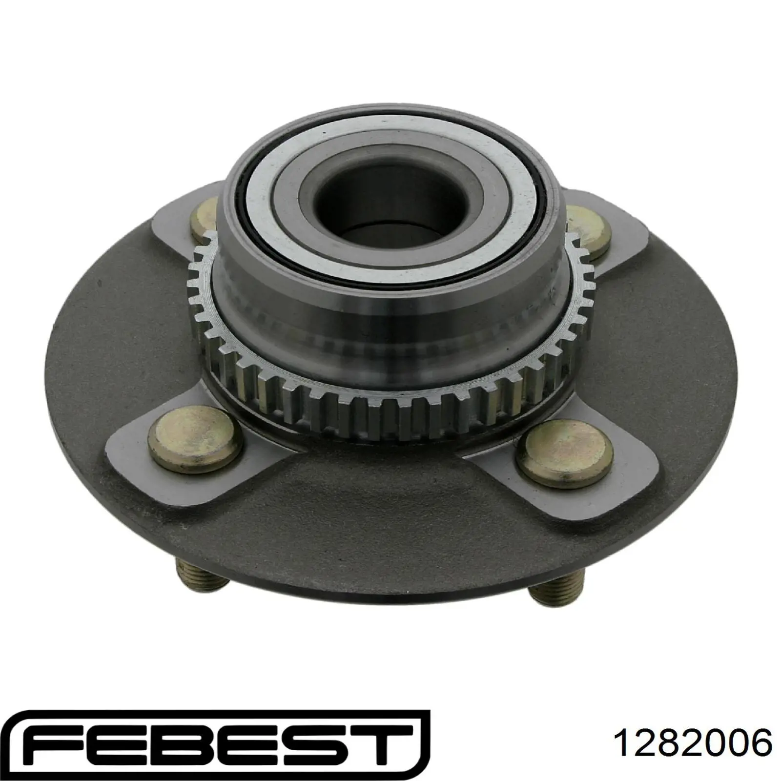 1282006 Febest cubo de rueda trasero