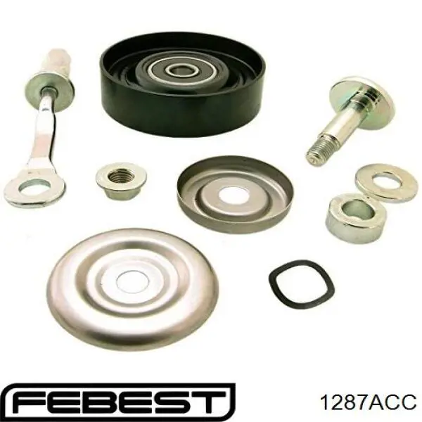 Comprar 1287ACC Febest Polea tensora, correa poli V