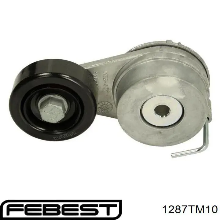Comprar 1287TM10 Febest Polea tensora, correa poli V