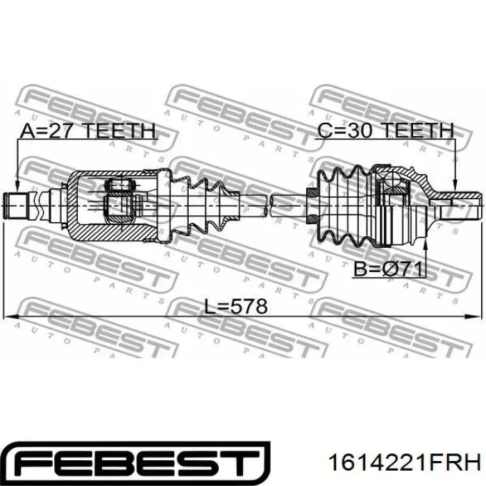 Comprar A2213300901 Mercedes Semieje delantero derecho