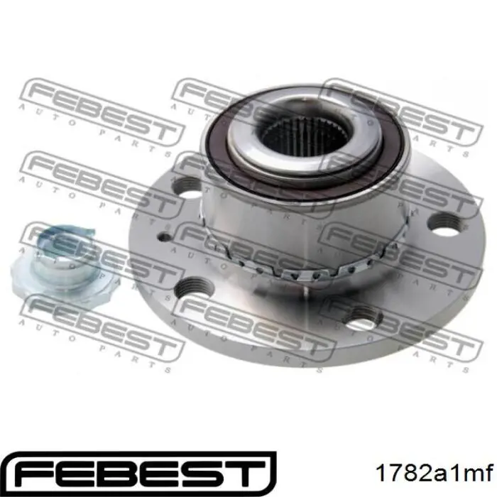 Cubo de rueda delantero FEBEST 1782A1MF