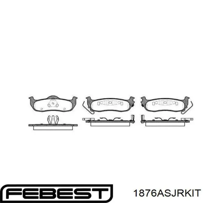 Juego de reparación, pinza de freno trasero Chevrolet Aveo 3 T300
