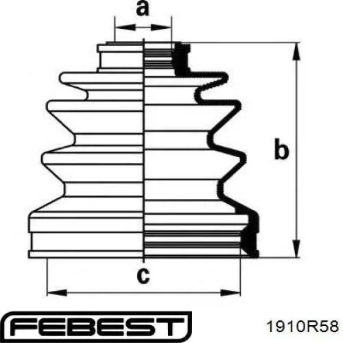 Junta homocinética exterior delantera MINI COUNTRYMAN R60