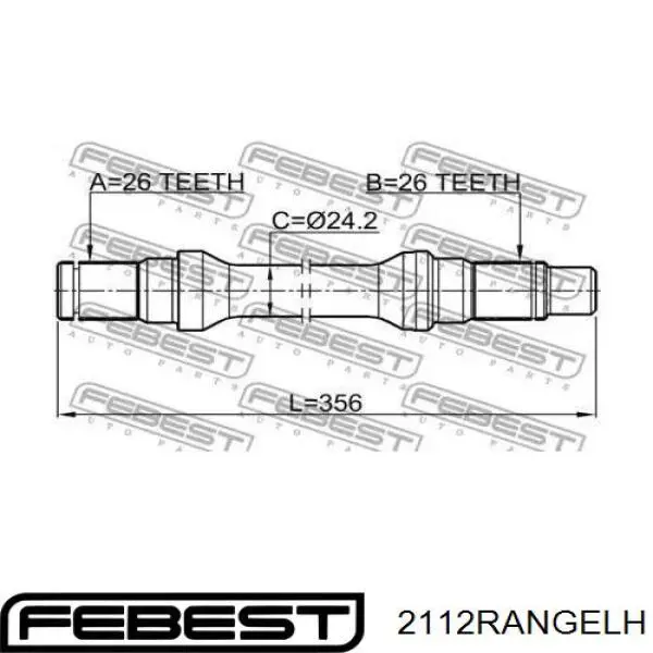 Semieje delantero izquierdo Ford 3665729 precio, desde 179,81 EUR