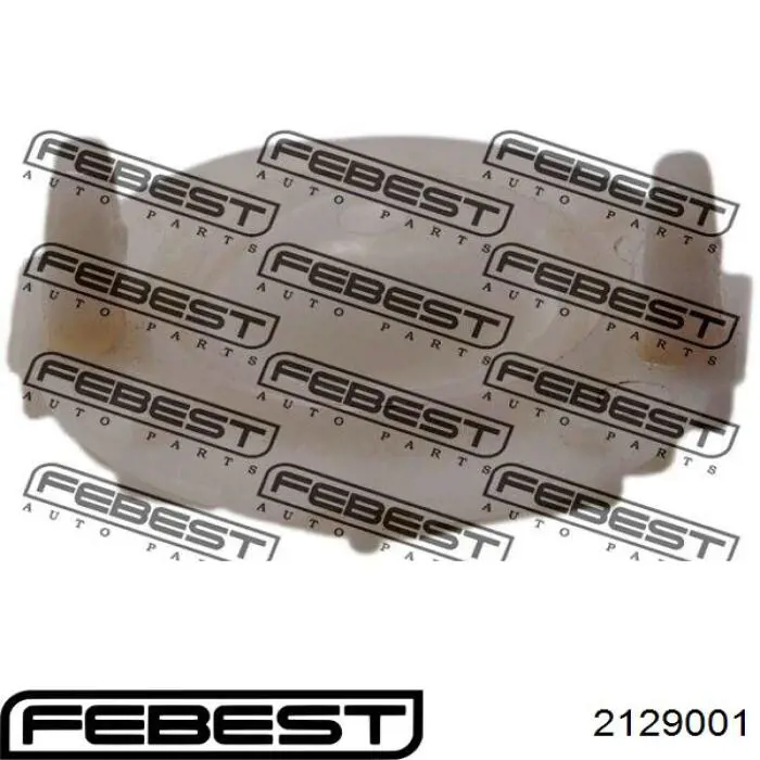 Perno de fijación interior del brazo oscilante inferior trasero 2129001 Febest