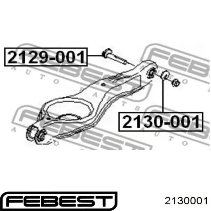 Comprar 1131087 Ford Arandela interior del perno de fijación del brazo inferior trasero